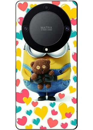 Чехол силиконовый бампер для huawei honor magic 5 lite 5g с рисунком миньон боб minion
