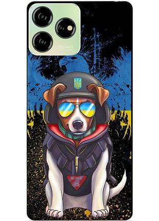 Силіконовий чохол бампер для zte blade v50 design з малюнком пес патрон