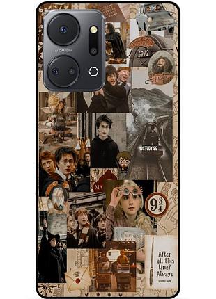Чехол силиконовый бампер для huawei honor x7a harry potter гарри поттер