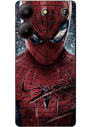 Силіконовий чохол бампер для zte blade a54 людина-павук spider man