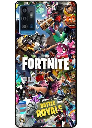 Силіконовий чохол бампер для zte blade a71 з картинкою fortnite фортнайт