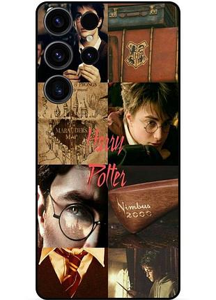 Чехол силиконовый бампер для samsung s23 ultra с рисунком гарри поттер harry potter