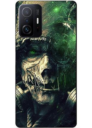 Чехол силиконовый бампер для xiaomi 11t / 11t pro с рисунком сталкер пугало джо́натан крейн бэтмен