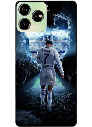 Чехол силиконовый бампер для zte blade v50 design с рисунком ronaldo роналдо