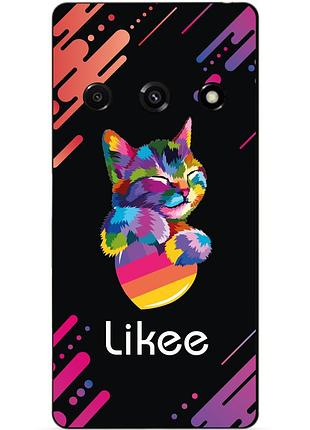 Чехол силиконовый бампер для xiaomi redmi a3 с рисунком likee лайки