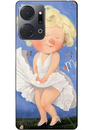 Чехол силиконовый бампер для huawei honor x7a с рисунком мэрилин монро гапчинская marilyn monroe