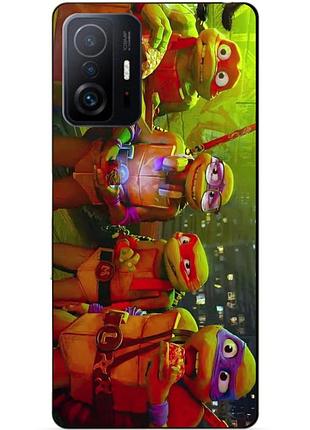 Чехол силиконовый бампер для xiaomi 11t / 11t pro черепашки ниндзя