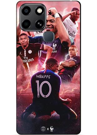 Силіконовий бампер чохол для infinix smart 6 з малюнком кіліан мбаппе mbappe