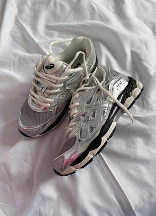 Asics gel nyc silver metallic