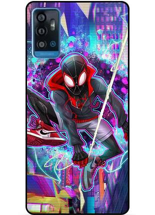 Силіконовий чохол бампер для zte blade a71 з картинкою spider man людина-павук