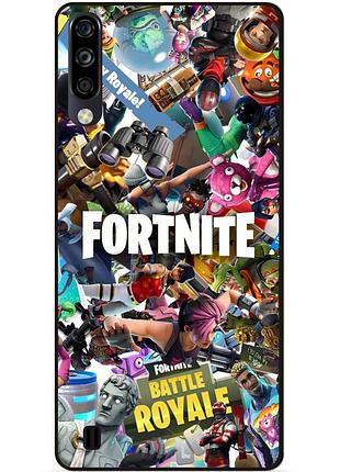 Силіконовий чохол бампер для zte blade a7 2020 з картинкою fortnite фортнайт