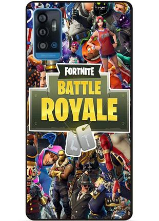 Чехол силиконовый бампер для zte blade a71 игра fortnite фортнайт