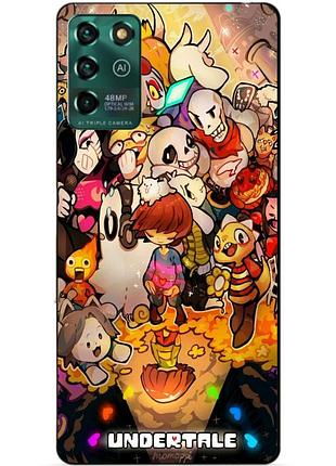 Силіконовий чохол бампер для zte blade v30 vita з малюнком андертейл undertale