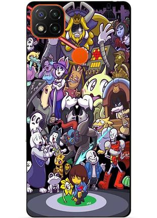 Силіконовий чохол бампер для xiaomi redmi 9c з малюнком undertale андертейл