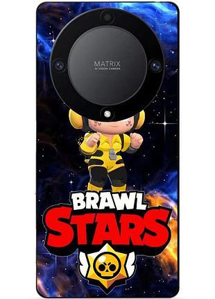 Силіконовий бампер чохол для huawei honor magic 5 lite 5g/13 power з героєм космічний бравл беа