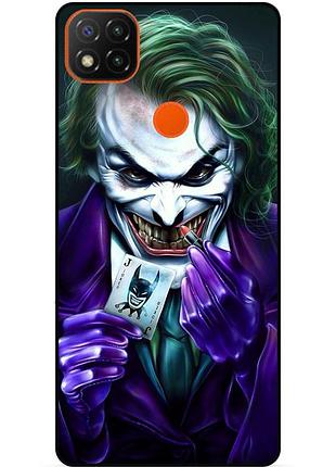 Чехол силиконовый бампер для xiaomi redmi 9c с рисунком joker джокер
