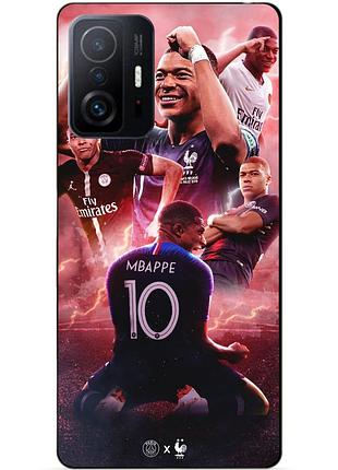 Силіконовий бампер чохол для xiaomi 11t / 11t pro з малюнком кіліан мбаппе mbappe