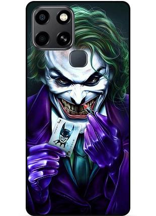 Силіконовий бампер чохол для infinix smart 6 з малюнком joker джокер