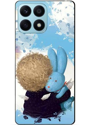 Чехол силиконовый бампер для huawei honor x8a с рисунком любимый зайка гапчинская