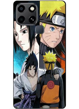 Чехол силиконовый бампер для infinix smart 6 с рисунком наруто узумаки naruto