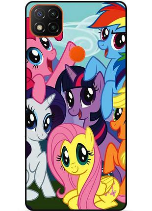 Чехол силиконовый бампер для xiaomi redmi 9c с рисунком мой маленький пони my little pony