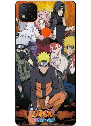 Чехол силиконовый бампер для xiaomi redmi 9c с рисунком naruto наруто аниме