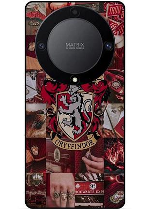 Чохол силіконовий бампер для huawei honor magic 5 lite 5g з малюнком ґрифіндор gryffindor гаррі поттер harry