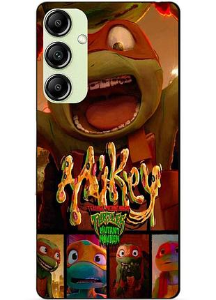 Чехол силиконовый бампер для samsung a04s с рисунком майки mikey черепашки ниндзя