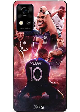 Силіконовий бампер чохол для zte blade a31 з малюнком кіліан мбаппе mbappe