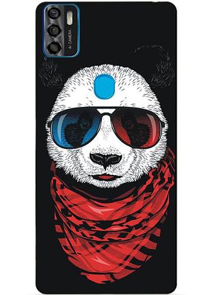 Силіконовий чохол бампер для zte blade a7s з малюнком панда
