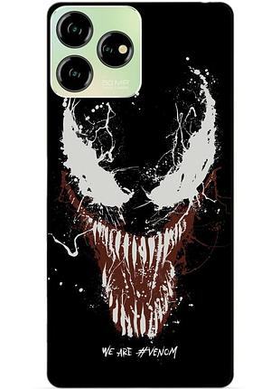 Чехол силиконовый бампер для zte blade v50 design с рисунком веном venom
