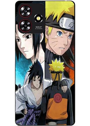 Чехол силиконовый бампер для zte blade a73 с рисунком наруто узумаки naruto