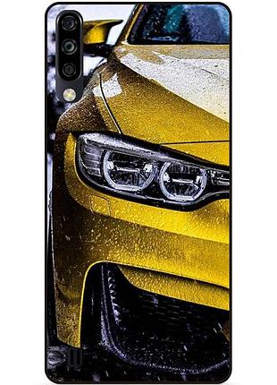 Чехол силиконовый бампер для zte blade a7 2020 с рисунком bmw бмв машина авто