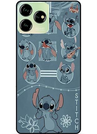 Силіконовий бампер чохол для zte blade v50 design з картинкою стіч stitch