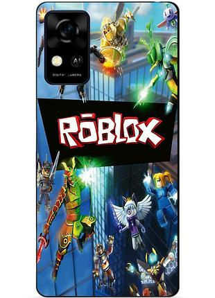 Силіконовий чохол бампер для zte blade a31 з картинкою roblox роблокс