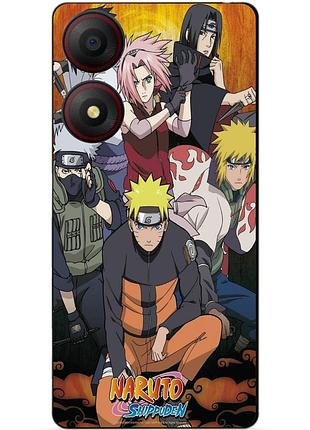 Силіконовий чохол бампер для zte blade a34 з малюнком naruto наруто аніме