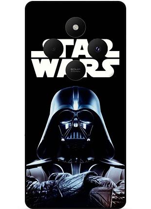 Силіконовий бампер чохол для xiaomi poco c75 з малюнком star wars зоряні війни дарт вейдер