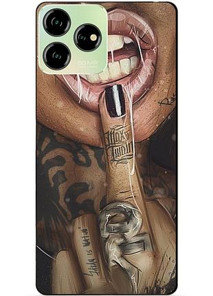 Силіконовий чохол бампер для zte blade v50 design з малюнком swag