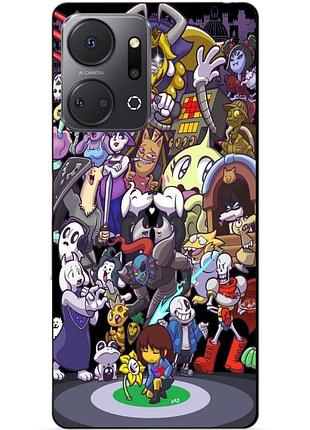 Чехол силиконовый бампер для huawei honor x7a с рисунком undertale андертейл