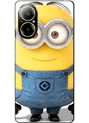Силіконовий чохол бампер для realme c67 з малюнком міньйон стюарт minion