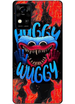 Чехол силиконовый бампер для zte blade a31 с рисунком хагги вагги huggy wuggy