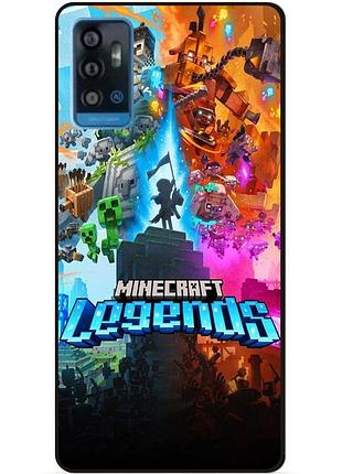 Силіконовий чохол бампер для zte blade a71 гра майнкрафт minecraft