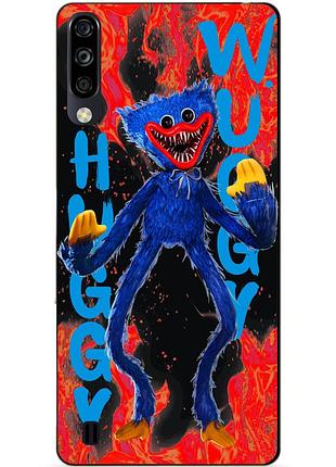 Чехол силиконовый бампер для zte blade a7 2020 с рисунком huggy wuggy хагги вагги