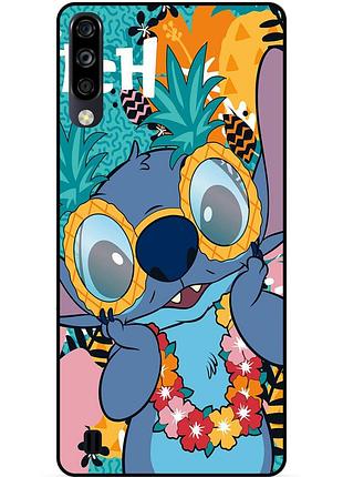 Чехол силиконовый бампер для zte blade a7 2020 с рисунком стич stitch