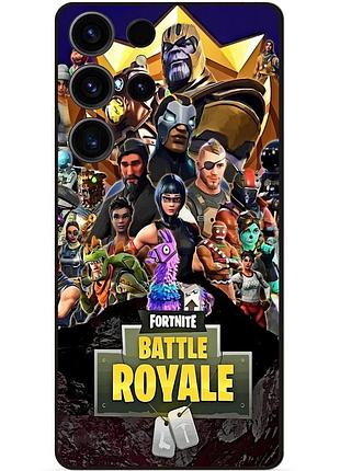Силіконовий чохол бампер для samsung s23 ultra з малюнком фортнайт fortnite