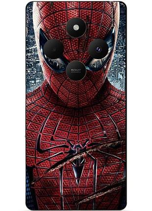 Чехол силиконовый бампер для xiaomi redmi 14c человек паук spider man