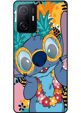 Силіконовий бампер чохол для xiaomi 11t / 11t pro з малюнком стіч stitch
