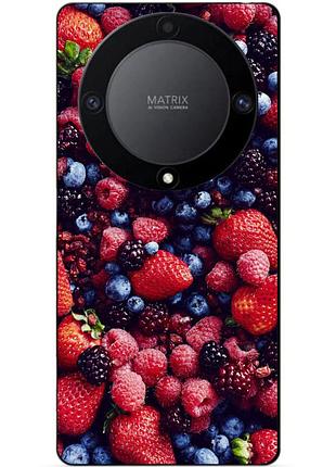 Чехол силиконовый бампер для huawei honor magic 6 lite с рисунком ягоды