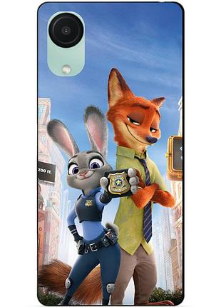 Силіконовий чохол бампер для samsung a03 core з малюнком джуді зверополіс zootopia