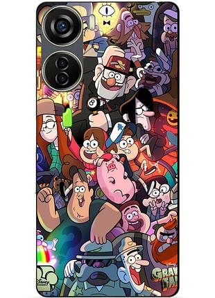 Силіконовий чохол бампер для zte nubia neo 5g з малюнком гравіті фолз gravity falls